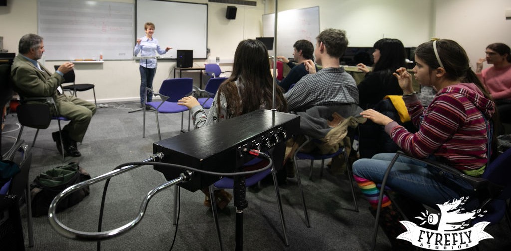 Theremin presentation by Lydia Kavina, Theremin workshop organised by Bate Collection of musical instruments